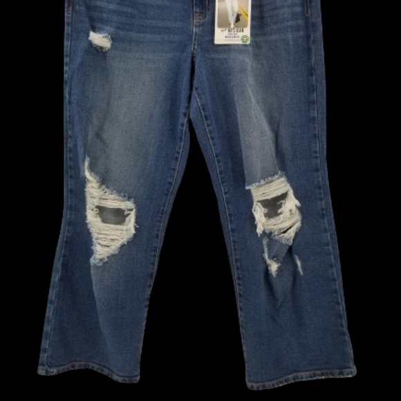 Rewash High-Rise Womans Distressed  Stretch Womans 90s Jeans Size11/30 - Picture 6 of 6